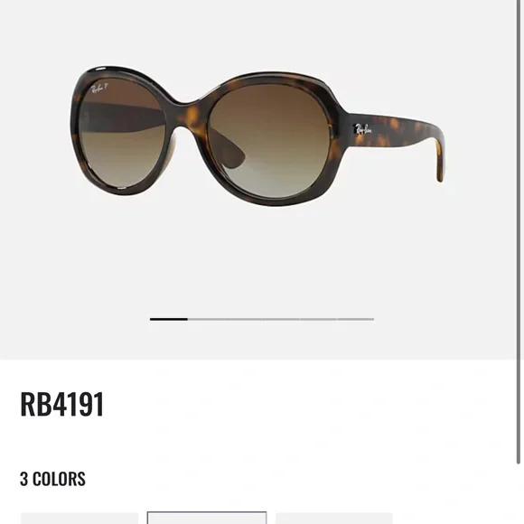 Ray-Ban 4181  Brown Women's Sunglasses with Case - Picture 11 of 12